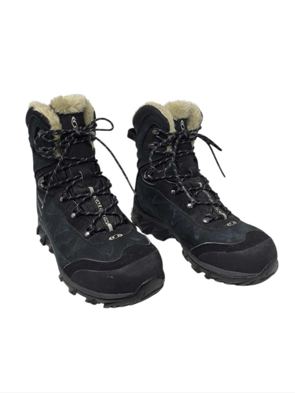 Salomon Nytro Waterproof Insulated Winter Snow Boots Black Women’s 6.5